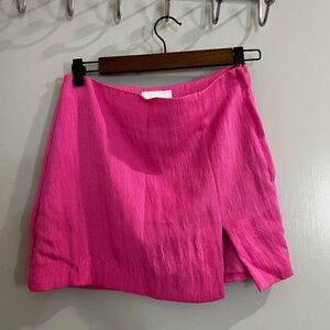 Pink Mini Skirt